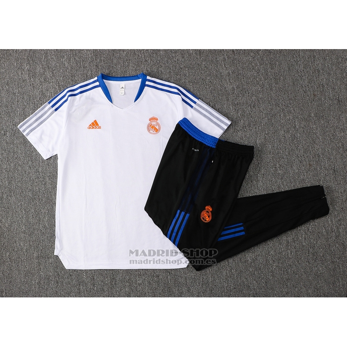 Chandal del Real Madrid Manga Corta 2021-2022 Blanco